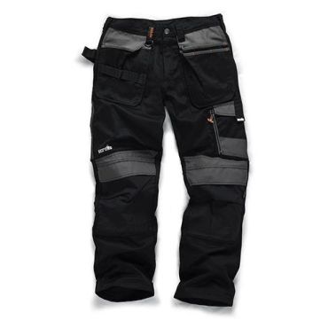 SCRUFFS 3D TRADE TROUSERS (BLACK)