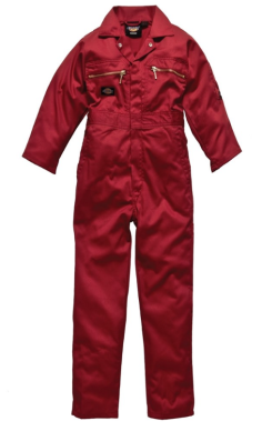 Dickies Redhawk Junior Overall with Zip Front