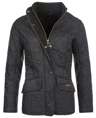 Barbour Women’s Cavalry Polarquilt Jacket Black