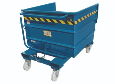 Heavy-Duty 1040kg Forklift Tipping Skip | Industrial Waste Management | Hall-Fast