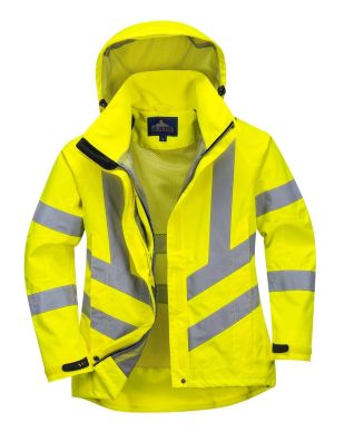 Portwest Ladies Hi-Vis Breathable Jacket: Tailored Visibility with Superior Comfort