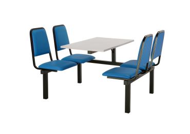 Canteen Tables with Upholstered Seats: Elevating Workplace Comfort and Functionality