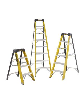 Climb-It Fibreglass Swingback Stepladders: Essential Non-Conductive Access Solutions for Electrical Safety