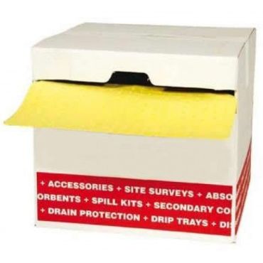 100cm x 40m Boxed Chemical Absorbent Roll | COSHH-Compliant Spill Control