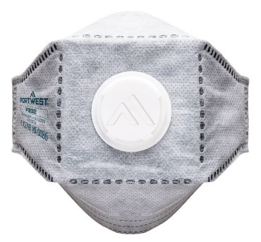 Portwest - EAGLE FFP3 Valved Carbon Fold Flat Respirator (Pk10)