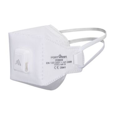 Portwest EAGLE PRO FFP3 Valved Dolomite Fold Flat Respirator (Pk10)