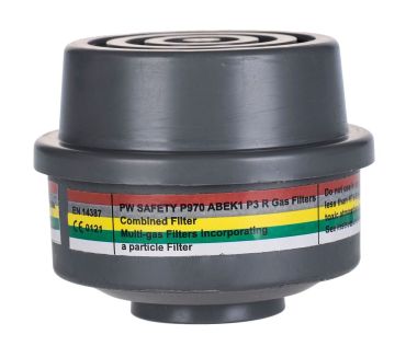 Portwest Combination Filter P970 Pack of 4: Comprehensive Respiratory Défense for Multi-Hazard Environments