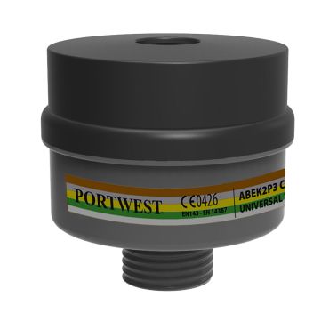 PORTWEST - ABEK2P3 Combination Filter Universal Thread (Pk4)