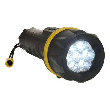 Portwest 7 LED Rubber Torch - Durable & Waterproof Lighting Solution | Hall-Fast