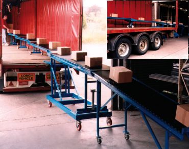 High-Rise Container Trailer Conveyors: Elevated Logistics Handling Solutions