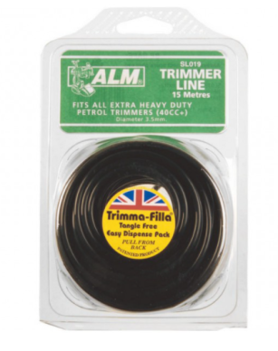 SL019 ALM 3.5mm x 15m Black Trimmer Line