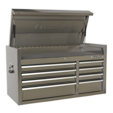 Topchest 8 Drawer 1055mm Stainless Steel