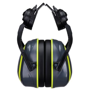 Portwest HV Extreme Ear Defenders Medium Clip-On Metal Free