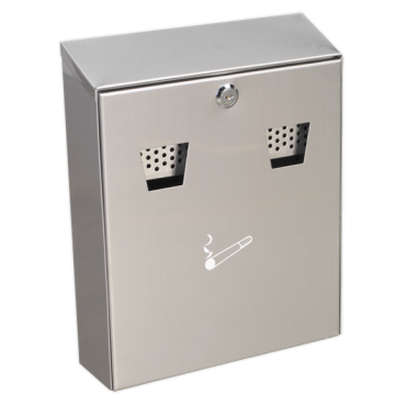 Cigarette Bin Wall Mounting Stainless Steel