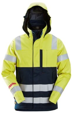 Snickers ProtecWork, Waterproof Shell Jacket, High-Vis Class 3