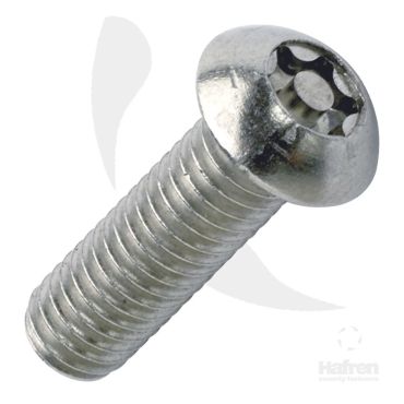 Button Head A2 Stainless Steel 6-Lobe Pin Machine Screw