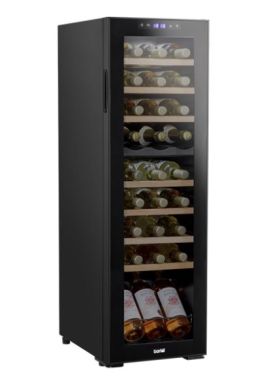 Baridi 27 Bottle Dual Zone Wine Cooler, Fridge, Touchscreen Controls ...