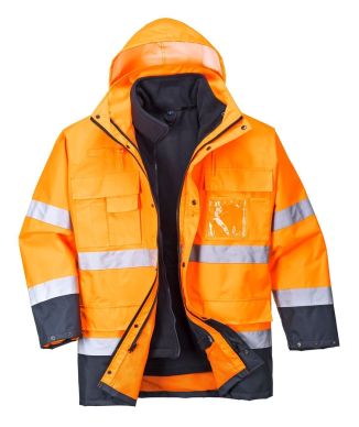 Portwest Hi-Vis 3-in-1 Jacket: Versatile Protection with Enhanced Visibility