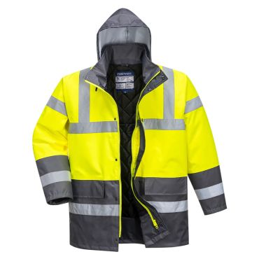 Portwest Hi-Vis Contrast Traffic Jacket: Specialized Safety at Hall-Fast