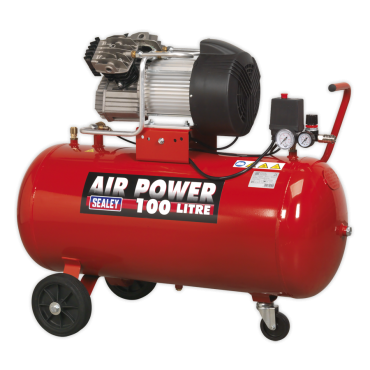 Compressor 100ltr V-Twin Direct Drive 3hp