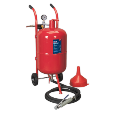 Shot Blaster with Water Trap & Wheels (37 Litres)