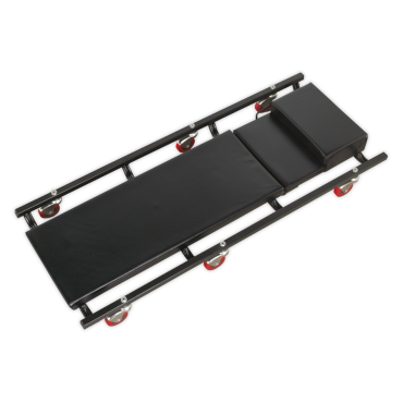 Creeper 40" with Steel Frame, 6 Wheels & Adjustable Headrest