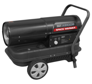 Space Warmer® Paraffin/Kerosene/Diesel Heater 100,000Btu/hr with Wheels