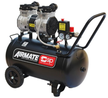 SIP DD 2hp 50ltr Low Noise Oil-Free Compressor