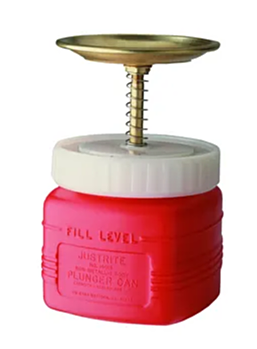 Polyethylene Justrite Plunger Can with 128 mm Dasher