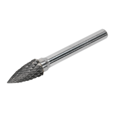 Tungsten Carbide Rotary Burr Arc Pointed Nose 10mm