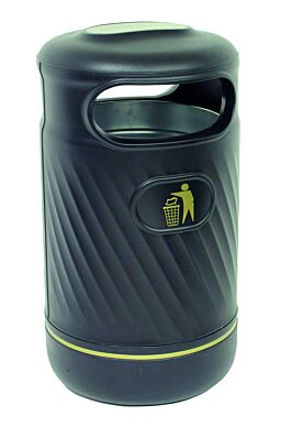 100L Outdoor Hooded Top Litter Bins