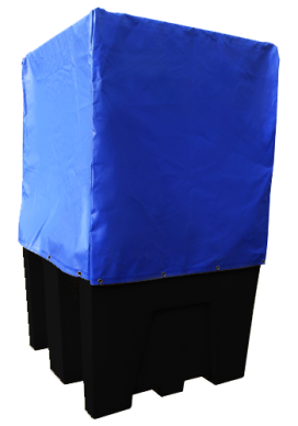 IBC Bund Pallet - Black & Cover