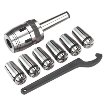 Mill Chuck Set MT2-M10 Ø3-10mm