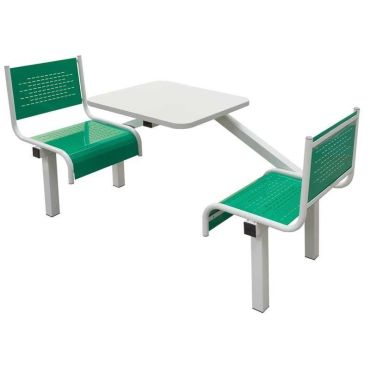 Industrial Canteen Tables with Steel Seats: Engineering Durability for Demanding Environments