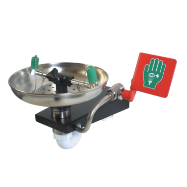 Wall Mounted Stainless Steel Open Bowl Eye Wash