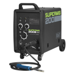 Professional MIG Welder 200Amp 230V with Binzel® Euro Torch