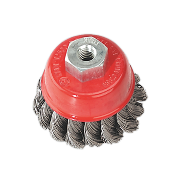 Twist Knot Wire Cup Brush Ø65mm (M10 x 1.5mm)