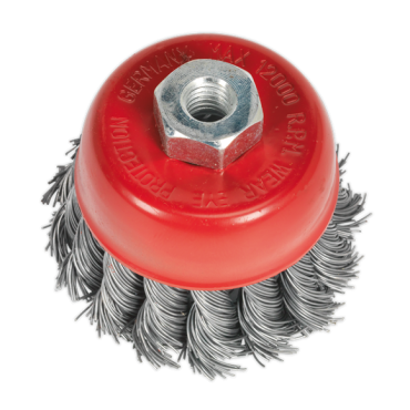 Twist Knot Wire Cup Brush Ø65mm (M10 x 1.25mm)