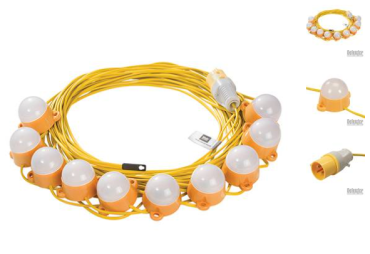  22m LED Encapsulated Festoon String Lights 50W