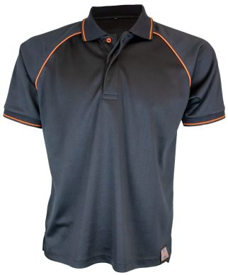 Unbreakable U400 Newark Black Trimmed Polo