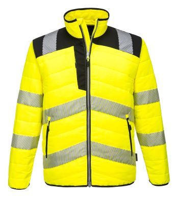 Portwest PW3 Hi-Vis Baffle Jacket: Premium Insulated Safety Workwear from Hall-Fast