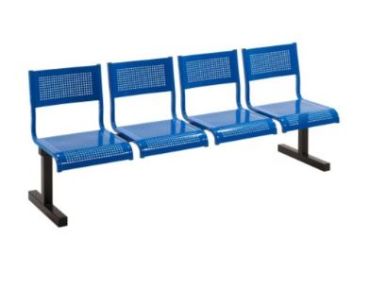Beam Benches With Steel Seats
