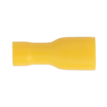 Fully Insulated Terminal 6.3mm Female Yellow Pack of 1000
