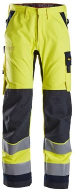 Snickers ProtecWork, Work Trousers, High-Vis Class 2