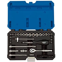 Draper Expert Combined MM/AF Socket Set, 1/4