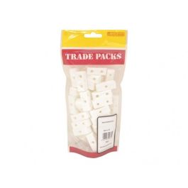 White Nylon Modesty Blocks - 35mm (40 PK)