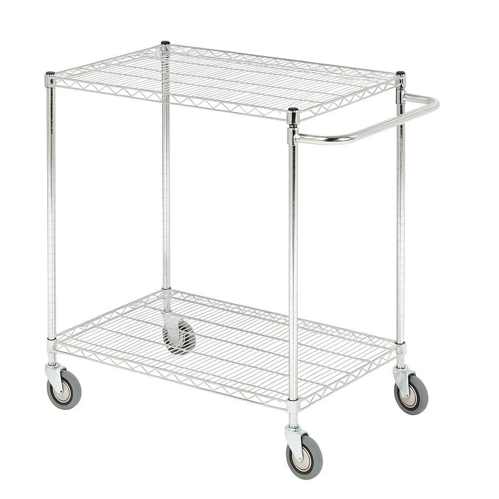 Eclipse® 2-Tier Adjustable Chrome Wire Trolley 925mm - News