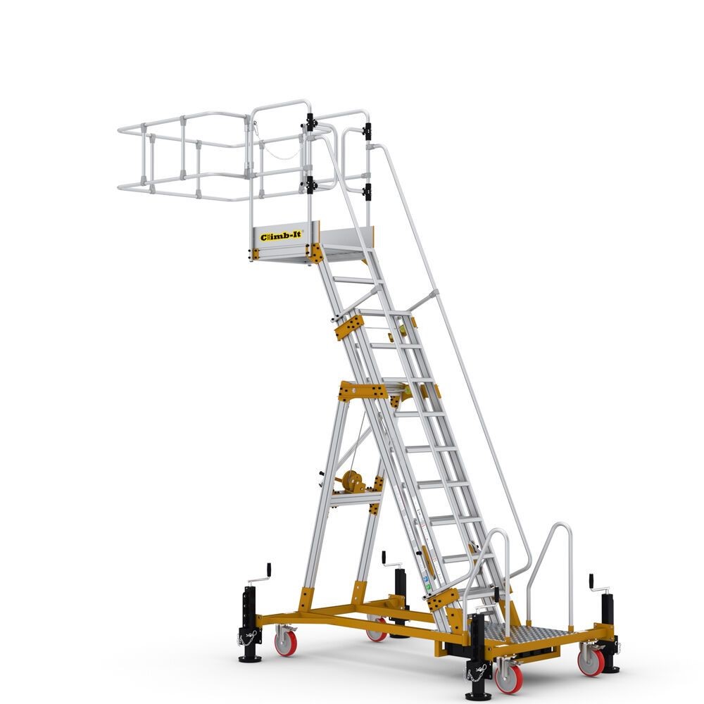 Climb It Cantilever Height Adjustable Platforms: The Ultimate Industrial Access Solution