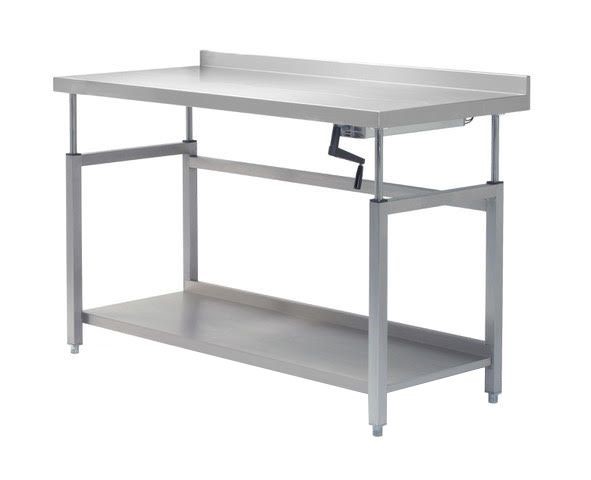 Stainless Steel Height Adjustable Preparation Workbenches