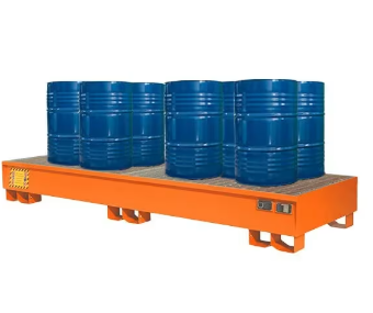 8 Drum Steel Spill Containment Pallets
